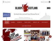 Tablet Screenshot of bloodyscotland.com